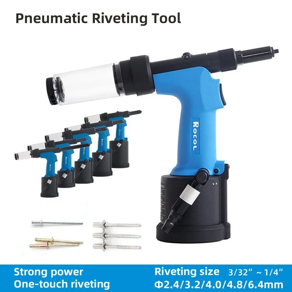 Rivet Setter Tool - Pneumatyczny pistolet do nitów Przemysłowy samozasysający
