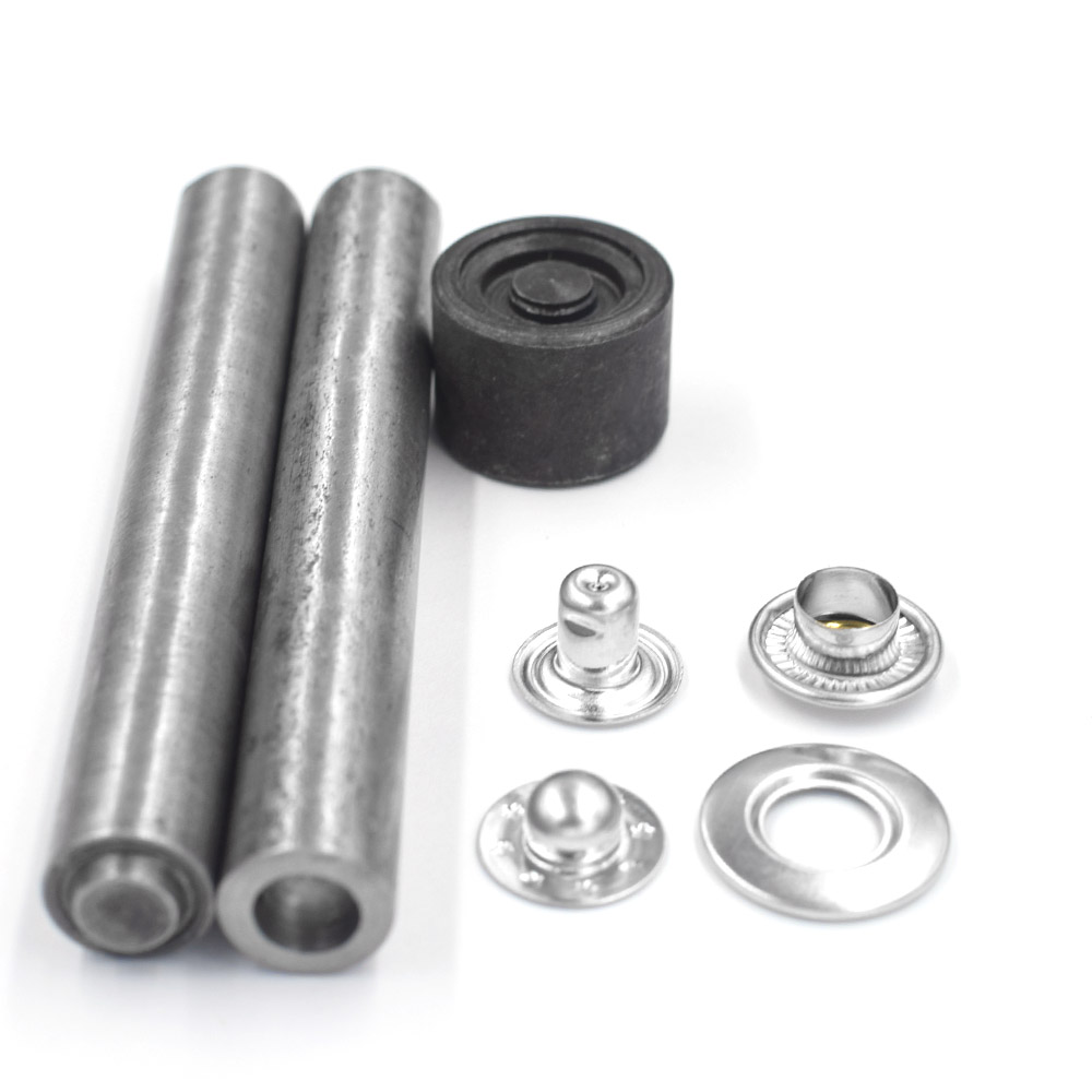 Rivet Setter Tool - 20 zestawów zatrzaski + narzędzia nowe